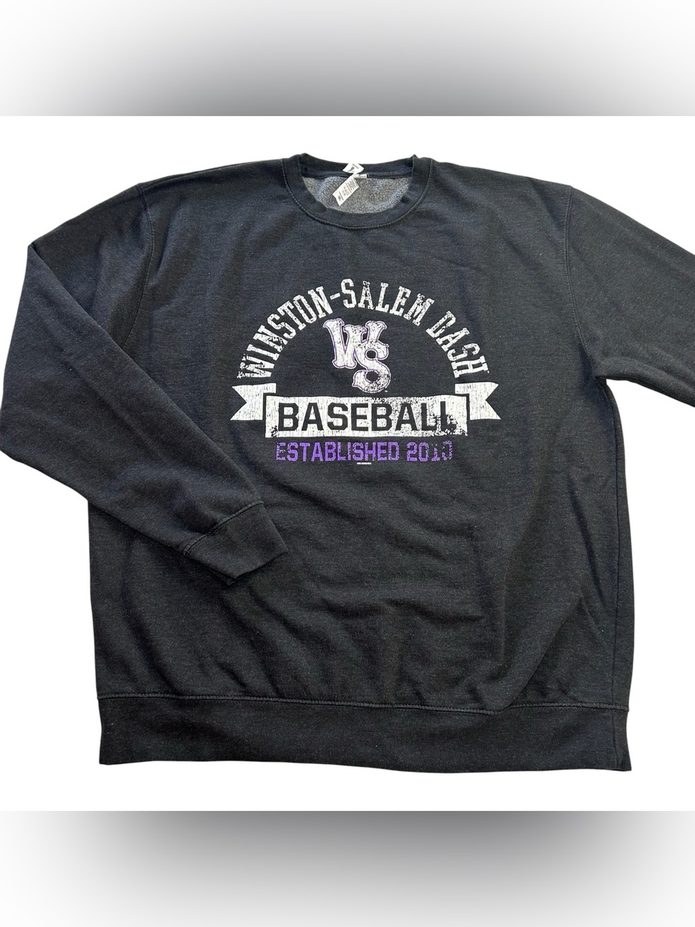 Winston-Salem Dash MiLB Men’s Gray Crewneck Pullover Graphic Sweatshirt size 2XL